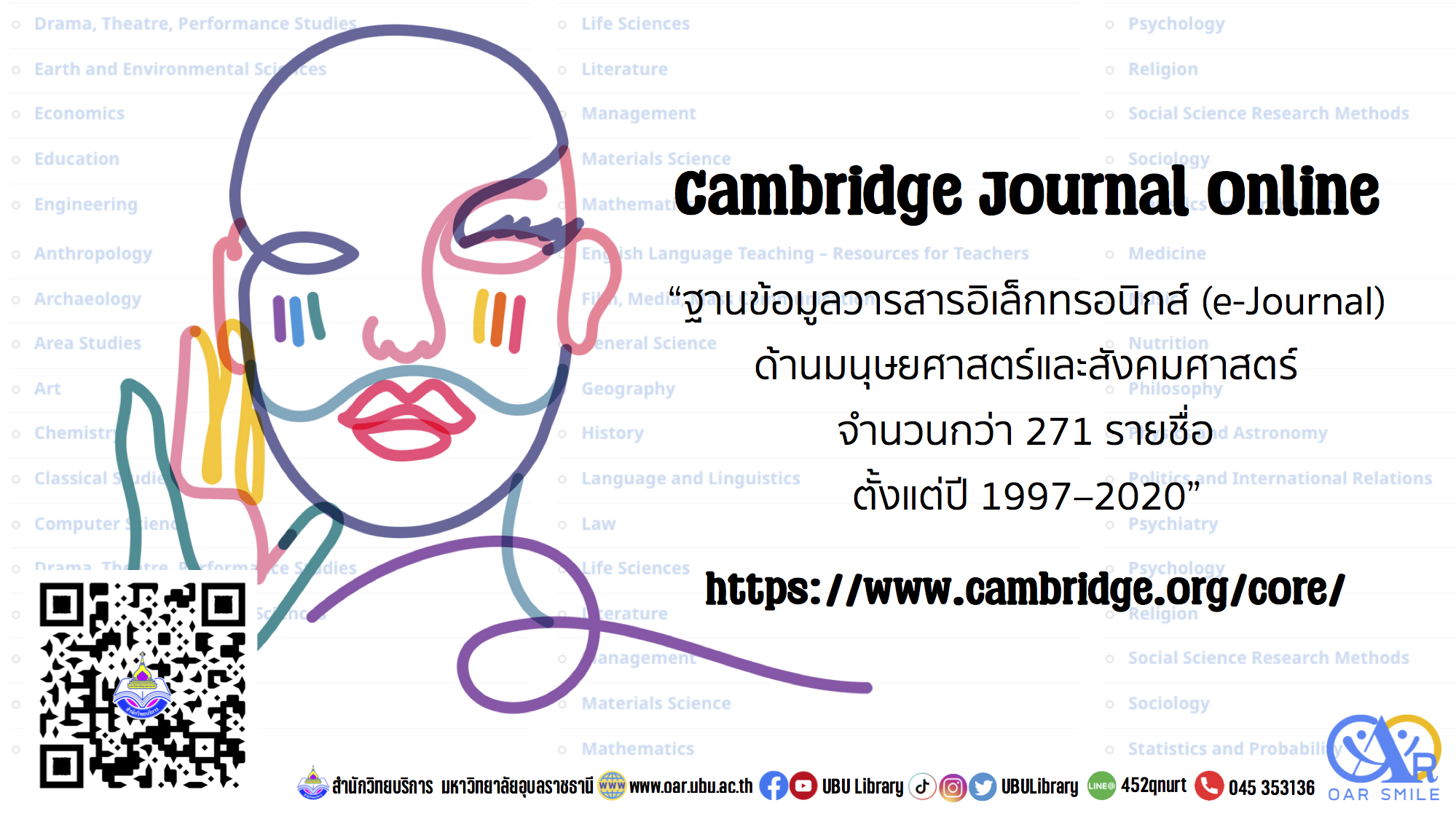 Cambridge Journal Online วารสารออนไลน์ด้านมนุษศาสตร์และสังคมศาสตร์