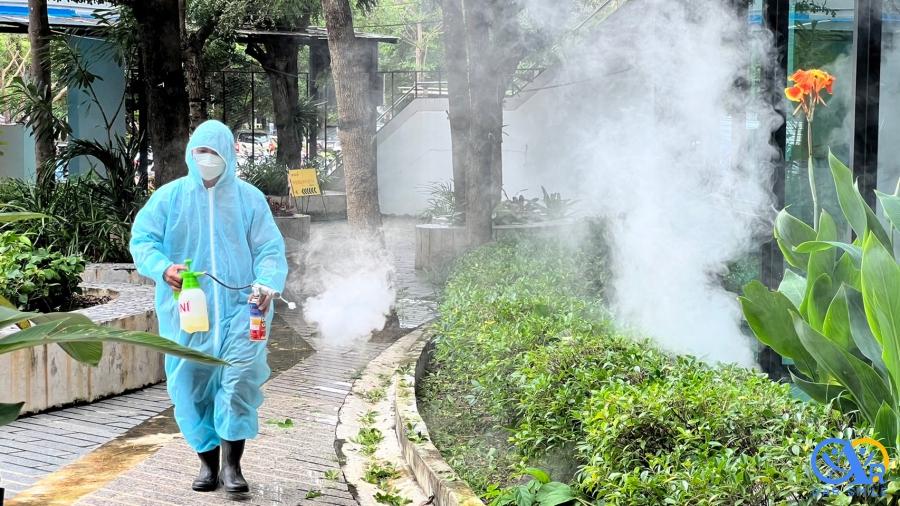 ฉีดพ่นหมอกควันกำจัดยุง