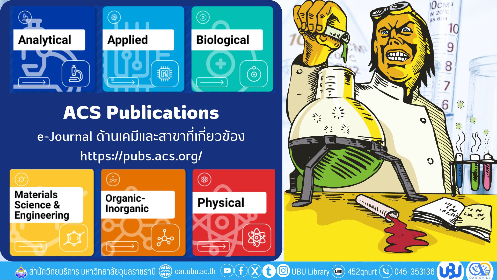 ACS Publications ฐานข้อมูลออนไลน์ด้านเคมี