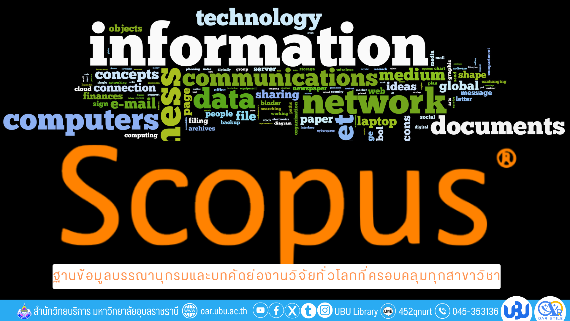 Scopus ฐานข้อมูลบรรณานุกรมและบทคัดย่อกว่า 77 ล้านรายการ