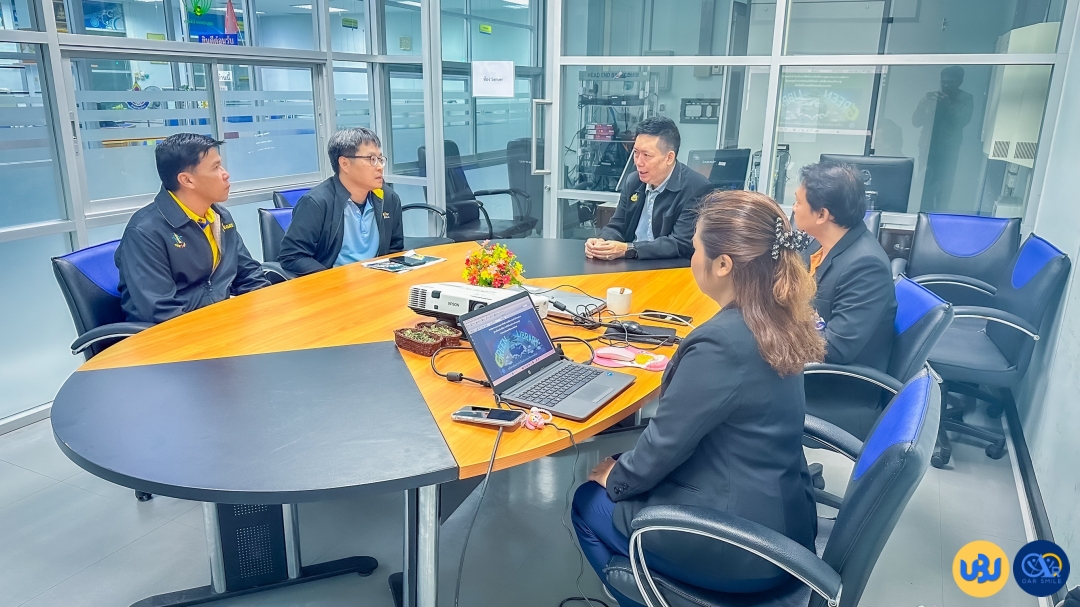 โรงไฟฟ้าลำตะคองศึกษาดูงานระบบเซ็นเซอร์อุณหภูมิแบบเรียลไทม์ ณ สำนักวิทยบริการ