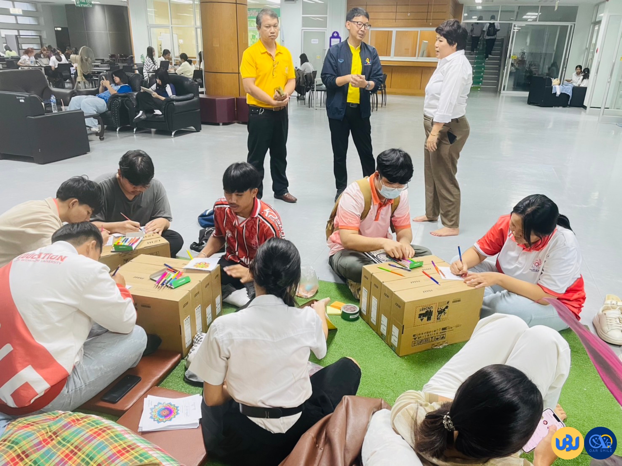 กิจกรรมวางจิตวางใจกับมันดาลา