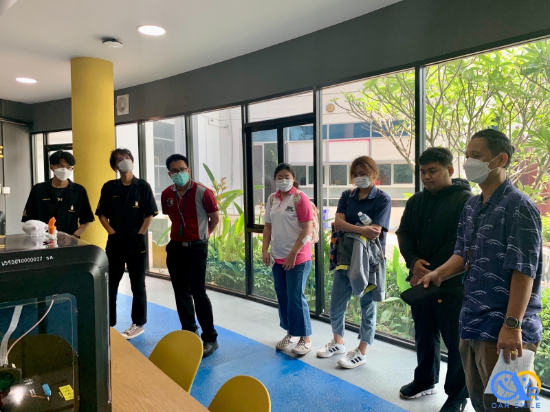 ฝ่ายเทคโนโลยีทางการศึกษา ช่วยพัฒนา 3D model เฝือกอ่อนพยุงแขน