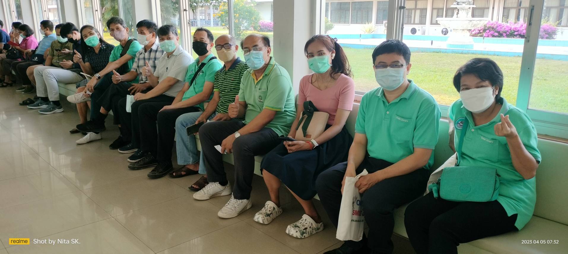 บุคลากรสำนักวิทยบริการ รับการตรวจสุขภาพประจำปี 2565