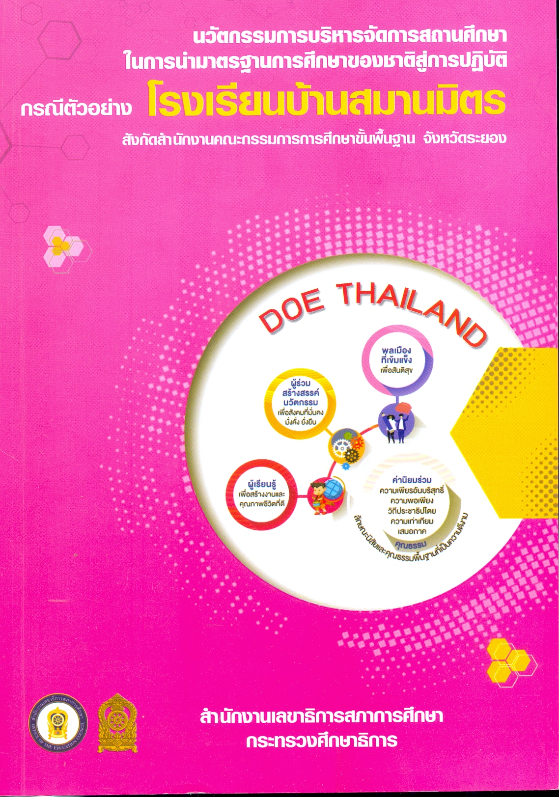 นวัตกรรมการบริหารจัดการสถานศึกษาในการนำมาตรฐานการศึกษาของชาติสู่การปฏิบัติ : กรณีตัวอย่าง โรงเรียนบ้านสมานมิตร 