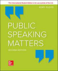 Public speaking matters